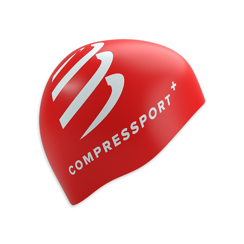 ·「瑞士Compressport压缩装备」(CS) 游泳训练 (CS) CAP 铁人三项赛 弹力硅胶 泳帽 男女通用（均码）