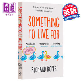 【中商原版】引以为生 英文原版 Something to Live For Richard Roper