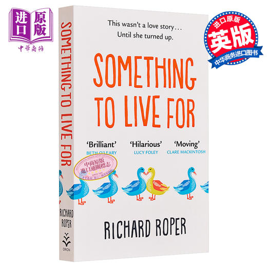 【中商原版】引以为生 英文原版 Something to Live For Richard Roper 商品图0