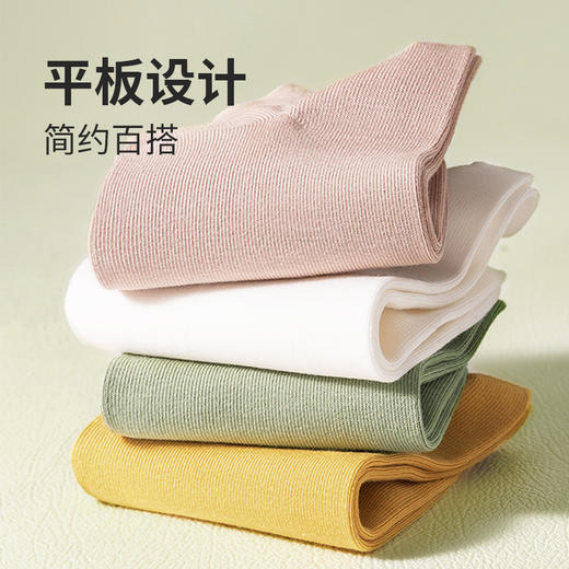 都市丽人简约系列高含棉袜子中厚船袜LC3DA2 商品图3