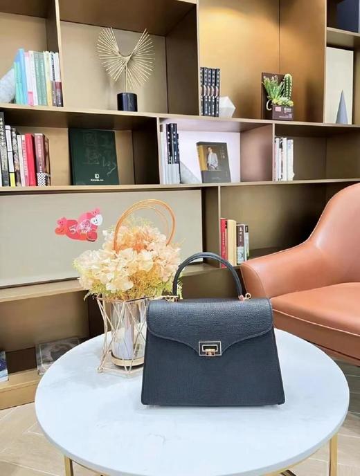 3楼HR头层牛皮凯莉女包(中号） 商品图0