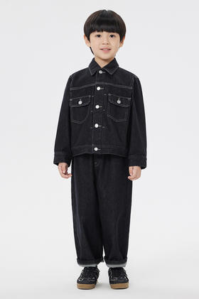 JNBY  23年春款  耐磨牛仔长裤  1N2E13350