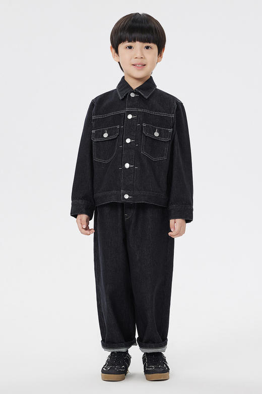 JNBY  23年春款  耐磨牛仔长裤  1N2E13350 商品图0