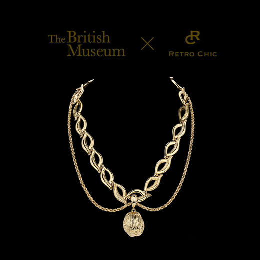 【大英博物馆联名】系列 Retro Chic 荷鲁斯之眼项链套装 商品图4