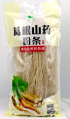 【视频号专属】绿能山药粉条葛根粉条细粉丝500G*6袋装 商品图1