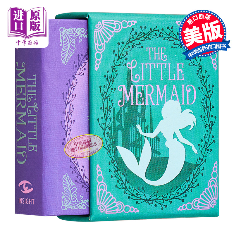 【中商原版】迪士尼小美人鱼 爱丽儿 迷你书 Disney The Little Mermaid Tiny Book 英文原版 Brooke Vitale
