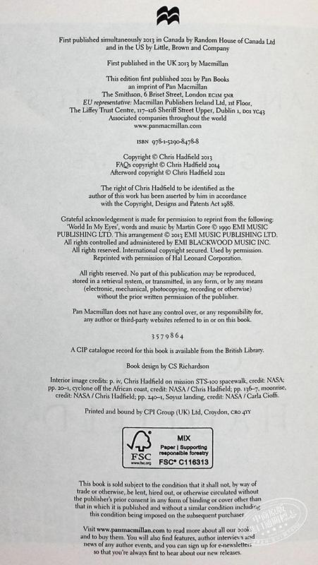 【中商原版】An Astronaut's Guide to Life on Earth 英文原版 宇航员对地球生活的指南 Chris Hadfield 商品图4