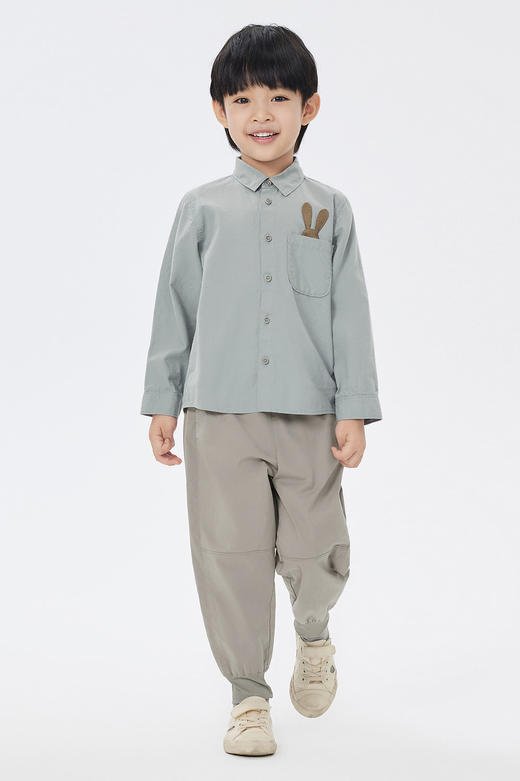 JNBY  23年春款  宽松翻领长袖衬衣  1N2212300 商品图0