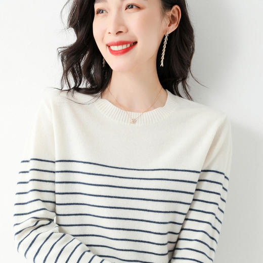 法式海魂衫 逆龄格调圆领针织衫 商品图2