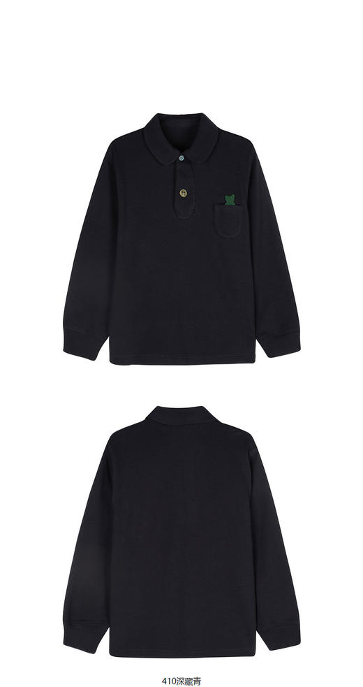 JNBY  23年春款  亲肤翻领长袖polo衫   1N2112130 商品图11