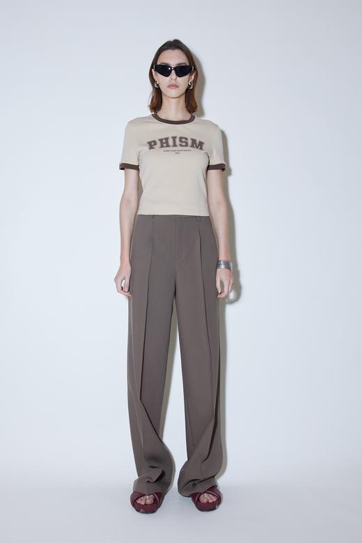 飞边直筒西裤 商品图0