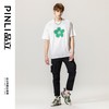 PINLI品立春季新款烫钻纯棉短袖T恤男士休闲体恤BG231111021 商品缩略图2