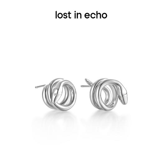 lost in echo中岛美嘉VIVIANO联名款系列蛇形盘绕简约耳钉女小众 商品图3
