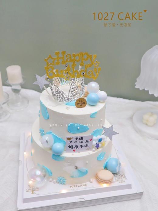 1027CAKE | 皇冠  双层 蓝色系 商品图1