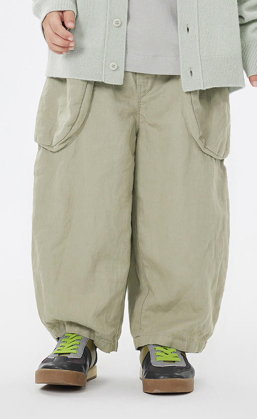 JNBY  23年春款  棉麻柔软阔腿长裤  1N2E13850 商品图8