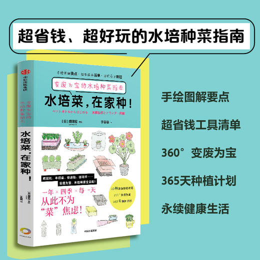 中信出版 | 预售 想吃菜，在家种+水培菜，在家种 商品图1