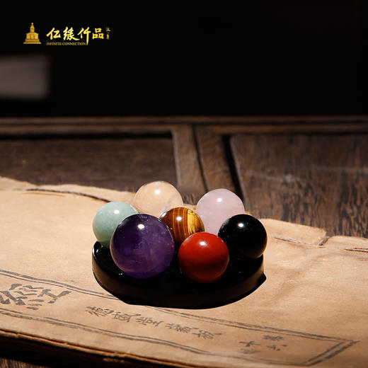 新品 迷你水晶七星阵摆件 商品图0