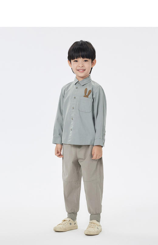 JNBY  23年春款  宽松翻领长袖衬衣  1N2212300 商品图4