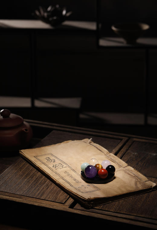 新品 迷你水晶七星阵摆件 商品图2