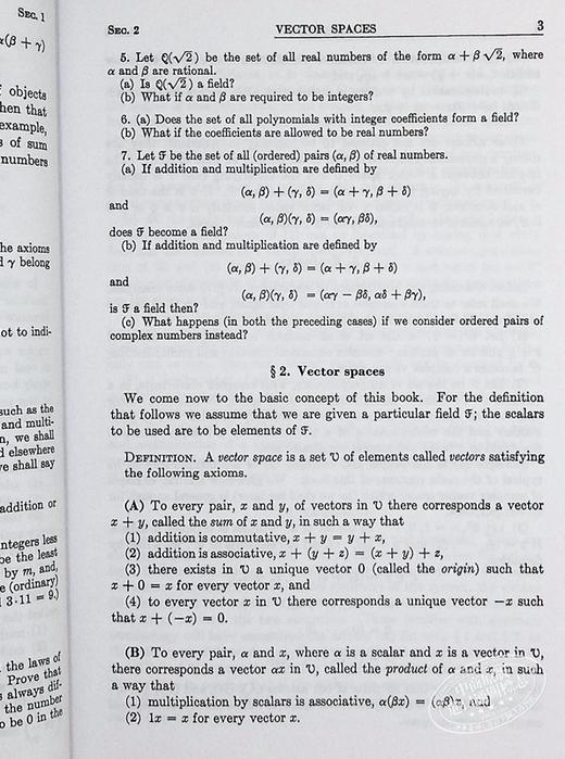 【中商原版】保罗哈尔莫斯 有限维向量空间 第二版 英文原版 Finite Dimensional Vector Spaces 2nd Edition Paul R Halmos 商品图6
