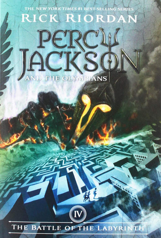 波西·杰克逊与迷宫之战 Rick Riordan 波西杰克逊系列小说第四部 英文原版 The Battle of the Labyrinth 商品图0