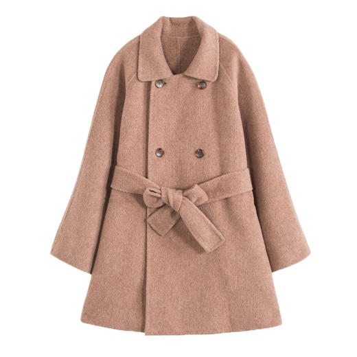 裁缝学苑 AG05女士中长款毛呢外套1:1实物服装纸样剪图纸牛皮纸样 商品图5