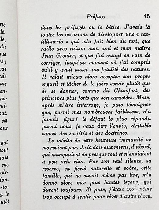 【中商原版】加缪 阴界与阳界 法文原版 L Envers et l Endroit Albert Camus 商品图5