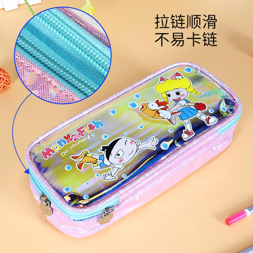 米小圈笔袋 彩虹女孩笔袋/海底世界炫彩笔袋/奇思妙想笔袋/梦想生活笔袋/炫彩时光机笔袋/炫彩星星船笔袋/音乐小子笔盒 商品图5