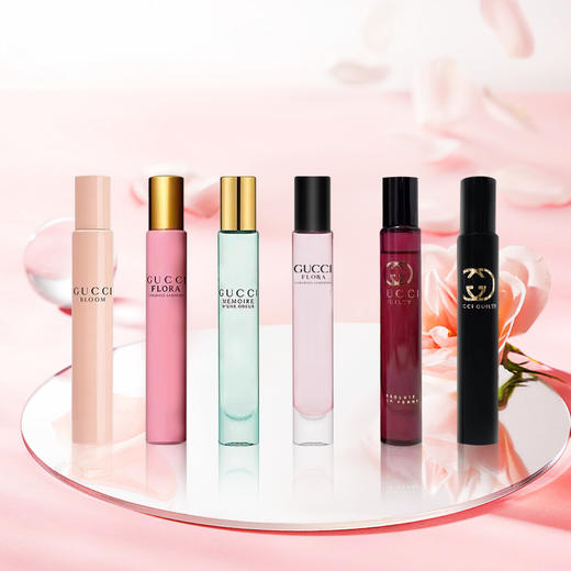 【情人节礼物！】【下单送礼袋 古驰香水走珠中样六件套】古驰CUCII走珠香水套装7.4ml*6 商品图2