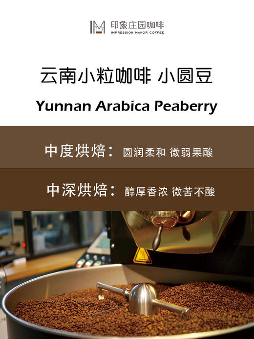 印象庄园牌云南小粒咖啡小圆豆227g/袋 商品图1