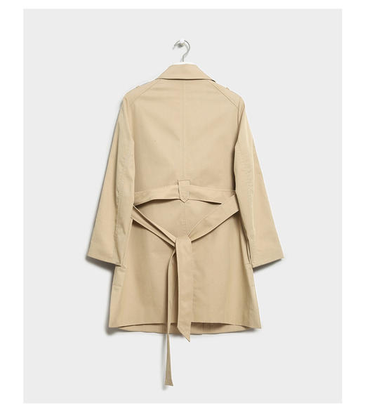 裁缝学苑 AG04中长款女士风衣1:1实物服装纸样剪裁图纸牛皮纸样 商品图6