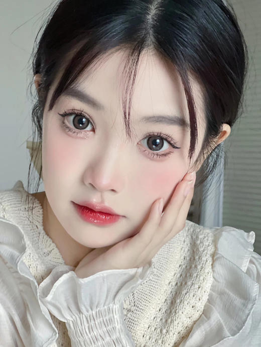 <月抛大直径>KIKICON-杏色奶糕-14.5mm【月抛 0-1000度 含525/575】 商品图7