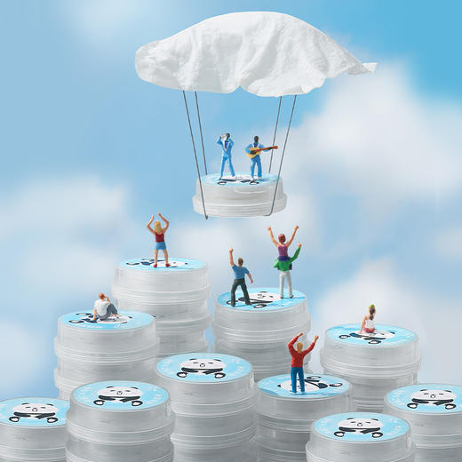 【品牌直供】全日净便携消毒湿巾 10颗 商品图0