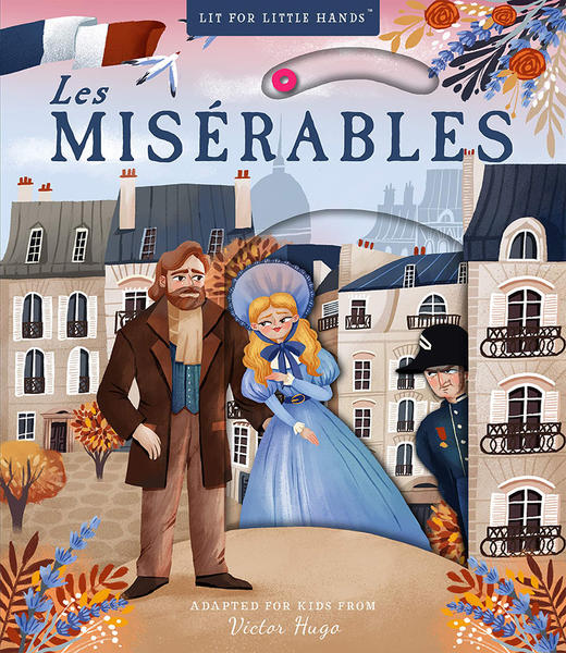 悲惨世界 宝宝读名著系列低幼纸板互动机关书 英文原版 Lit for Little Hands: Les Miserables 商品图0