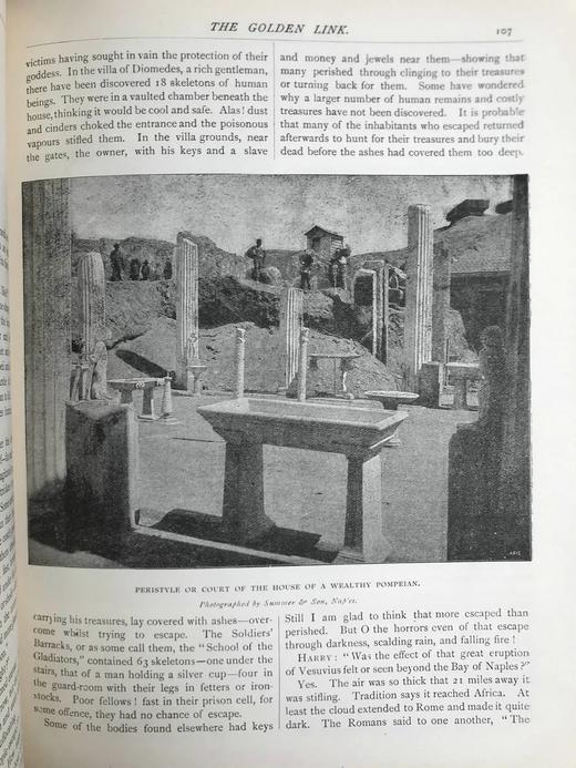 1896年 金桥杂志 约百幅精美插图 漆布精装16开 商品图12