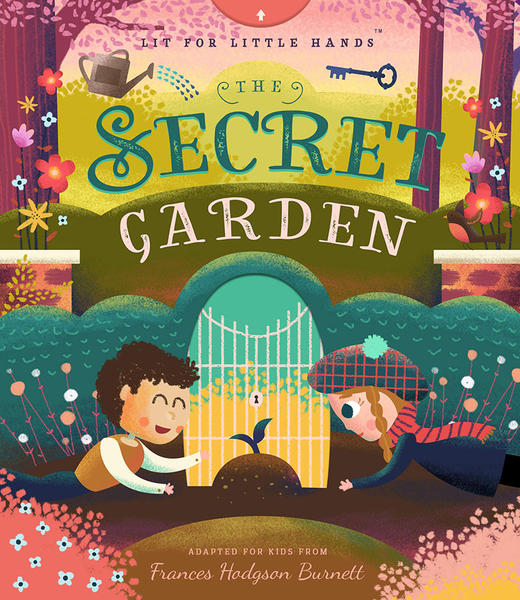 秘密花园 宝宝读名著系列低幼纸板互动机关书 英文原版 Lit for Little Hands: The Secret Garden 商品图0