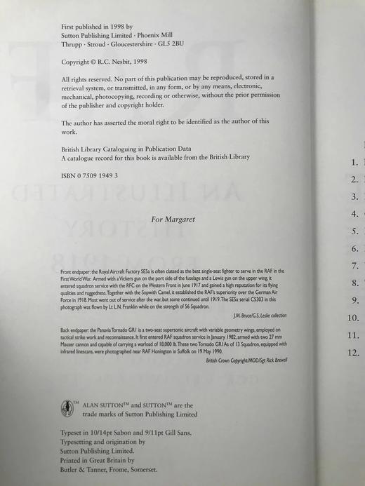 英国皇家空军图史 450余幅插图 精装大16开 商品图4
