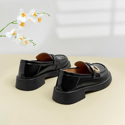 ZHR乐福鞋女2023年新款春季网红低跟ins潮小皮鞋时尚百搭圆头单鞋 商品图9