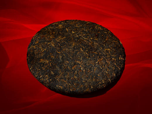 菜头商城 吉祥·年茶礼盒 有机古树纯料普洱熟茶（357克/饼） 商品图4