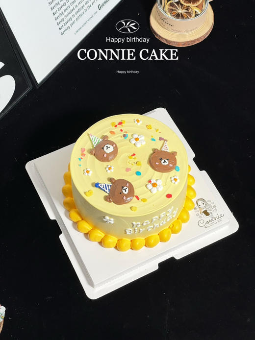 【1345】三只小熊手绘蛋糕 商品图3