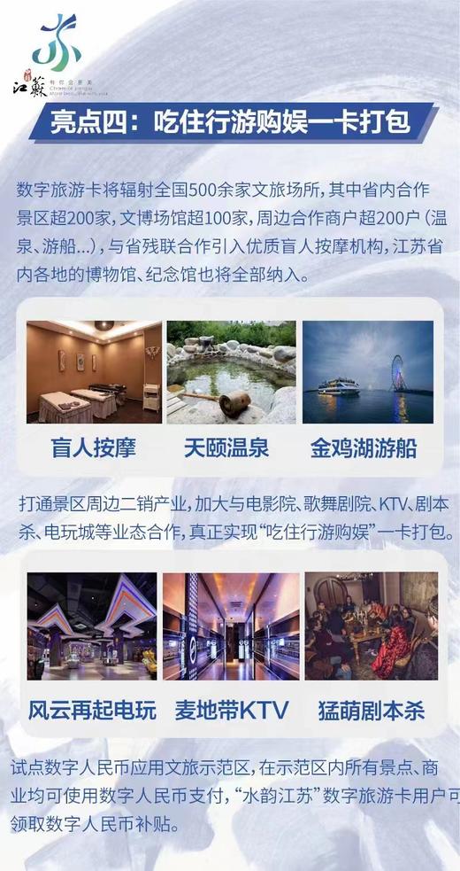 ￥239起/个人卡1张 --“水韵江苏”数字旅游卡，一卡在手，畅游江苏，开卡后一年内有效 商品图6