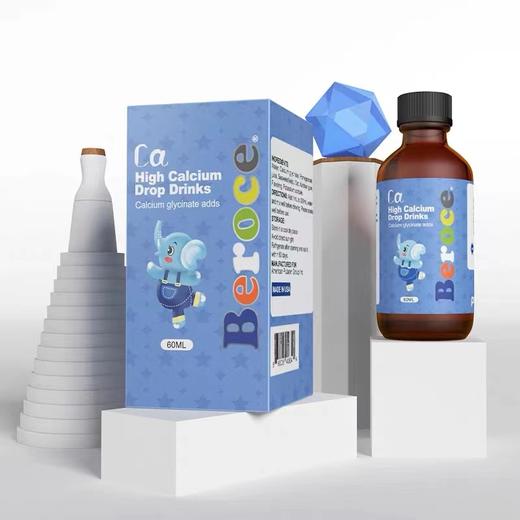 Beroce班兰喜钙儿童钙滴剂Ca宝宝液体钙美国进口60ml 商品图1