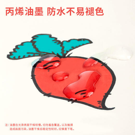 得力S583丙烯马克笔(晴空色系)(混)(12支/套) 商品图2