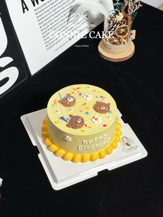 【1345】三只小熊手绘蛋糕 商品图2
