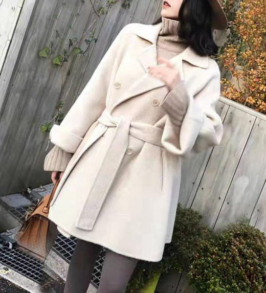 裁缝学苑 AG05女士中长款毛呢外套1:1实物服装纸样剪图纸牛皮纸样 商品图1