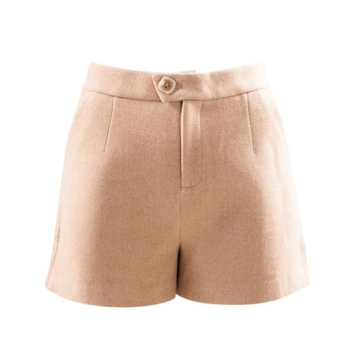 欧芮儿2020春装新款高腰休闲裤显瘦直筒短裤时尚百搭宽松阔腿裤 商品图3