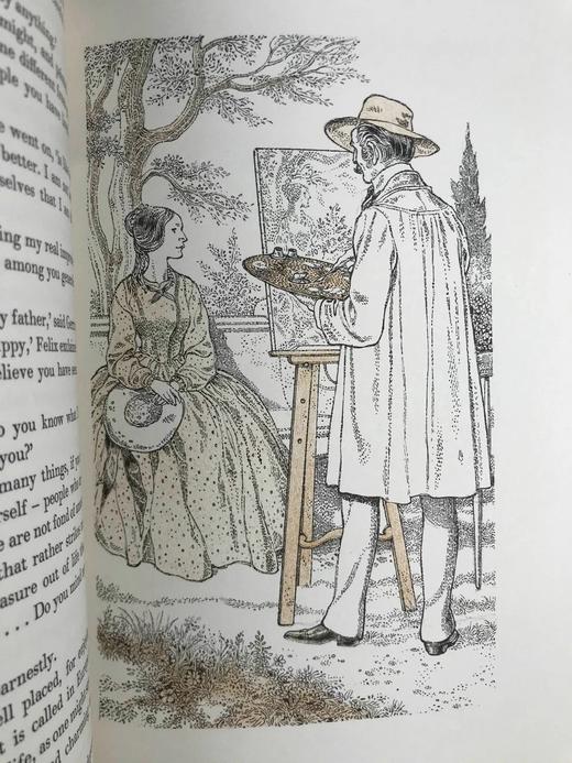 含藏书票！亨利·詹姆斯《欧洲人》 9幅插图 精装18开带书匣 商品图9