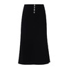 EITIE爱特爱春季新款高腰黑色鱼尾过膝显瘦OL通勤时尚半身裙A2306101 商品缩略图6