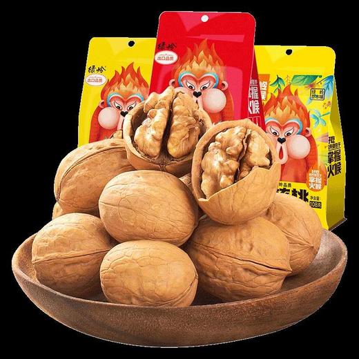 绿岭 火猴 烤核桃 蜂蜜味、五香味  108g/袋 商品图4