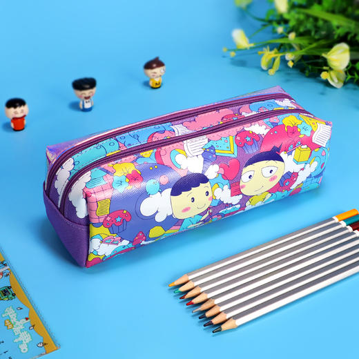 米小圈笔袋 彩虹女孩笔袋/海底世界炫彩笔袋/奇思妙想笔袋/梦想生活笔袋/炫彩时光机笔袋/炫彩星星船笔袋/音乐小子笔盒 商品图7